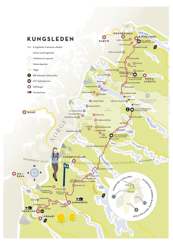 The King's Trail Hike in Sweden, One of Europe's Oldest Hiking Routes