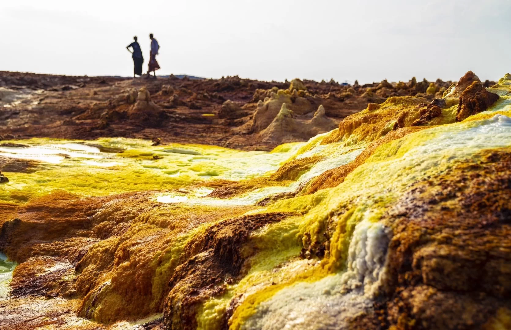 Ethiopia Trekking, Danakil Depression Crossing Hiking Guide, "Gate of Hell" Active Volcano Crossing