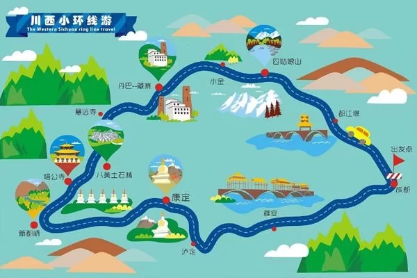 May Classic Small Ring Road in Western Sichuan May Western Sichuan Self-driving Tour Strategy