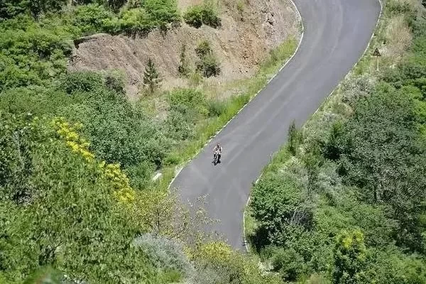 Where are the most beautiful winding mountain roads in Beijing