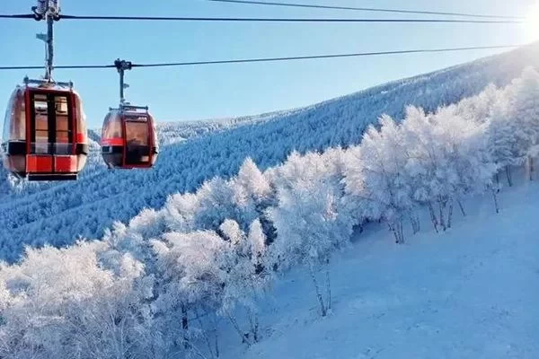 How much is a ticket to Wanlong Ski Resort? 