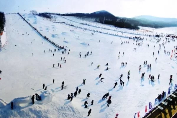 How much is the ticket price for Jiulong Mountain Ski Resort?