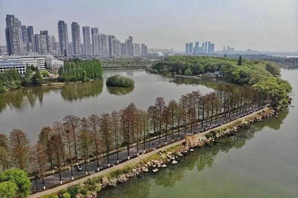 Where is the Entrance to the Second Phase of Donghu Greenway? 