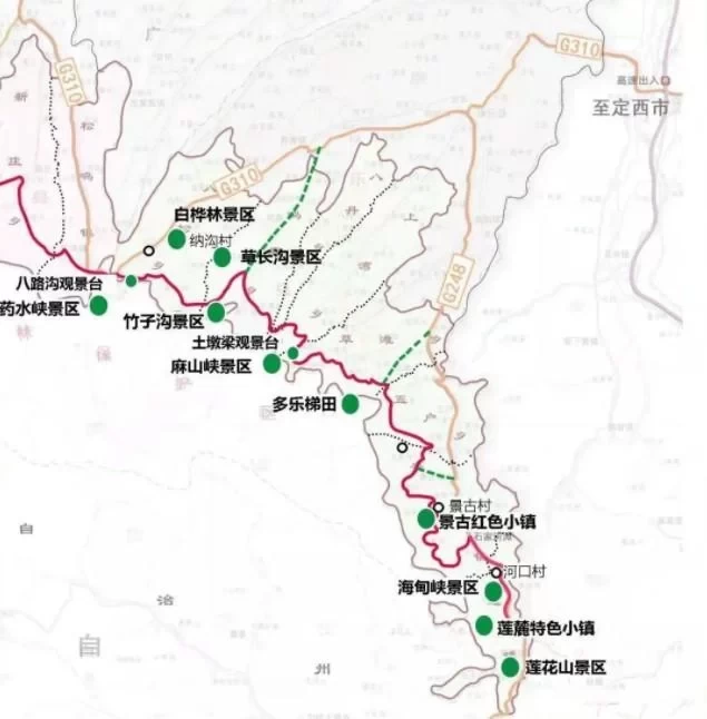 Linxia Taizi Mountain Tourism Corridor Self-driving Route Guide 