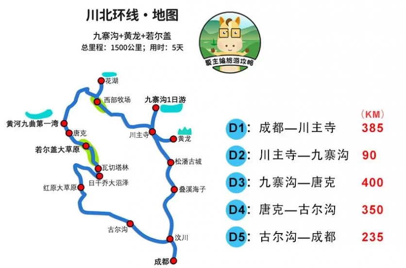 Best Route Map and Best Time of Year to Travel to the Ruoergai Grassland 