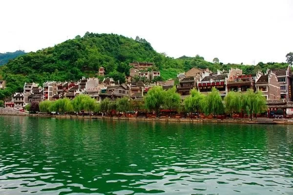 Where is Zhenyuan Ancient Town? 